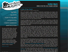 Tablet Screenshot of gordon-myers.com